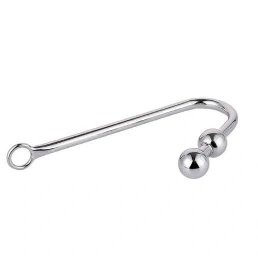 Hook Two Stainless Balls 4417 Anal Pleasurable Steel 0406